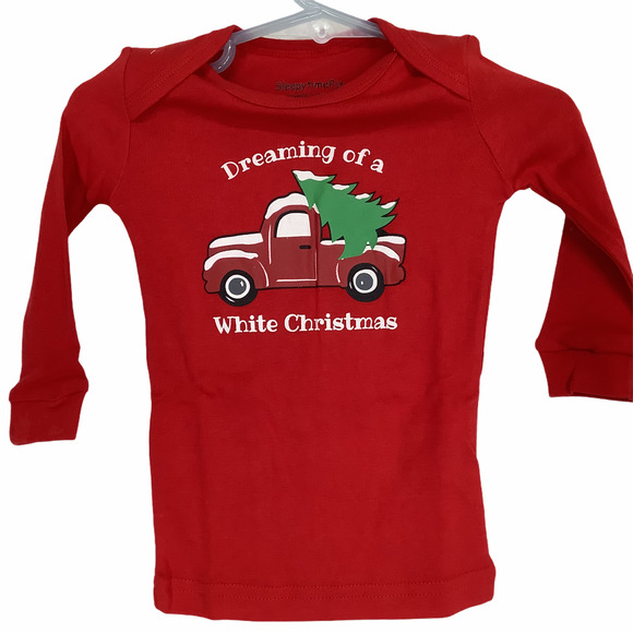 Sleepytime PJs Christmas Holiday Pajama Set 6M - Picture 2 of 9